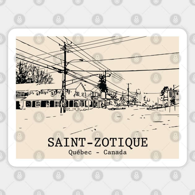 Saint-Zotique - Québec Magnet by Lakeric